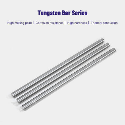 Round Tungsten Tig Rod Round Bar Sintered Length 50mm With High Density