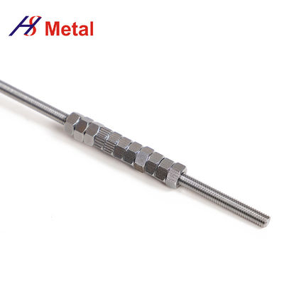 Customized Length Molybdenum Screw Rod Thread Strong Wear Resistance